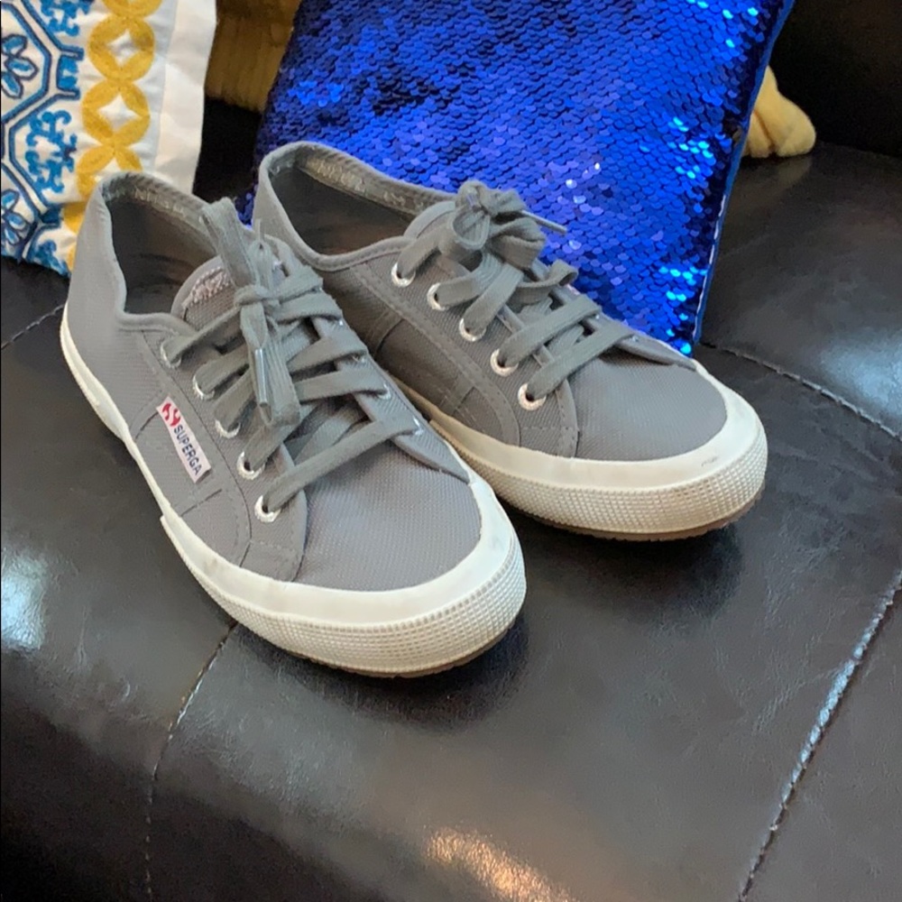36 Superga grey sneakers!